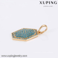33110 Xuping estilo especial top grade bem design colorido pingente de ouro jóias personalizadas